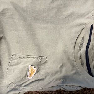 Men's Green T-Shirt with Pocket Detail